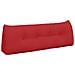 Cuscino per Schiena Rosso 140 x 24 x 50 cm Tessuto - Foto miniatura 1