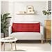Cuscino per Schiena Rosso 140 x 24 x 50 cm Tessuto - Foto miniatura 4