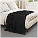Coperte da Pile 24 pcs Nero 170 x 130 cm Panno - Foto miniatura 3