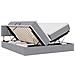 Letto con Contenitore con materasso Grigio chiaro 200 x 200 cm - Foto miniatura 1