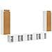 Set di Mobiletto da TV a Parete 4 pcs Bianco Legno multistrato - Foto miniatura 8