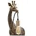 Lampada Da Tavolo Giraffa In Resina Oro Antico - Foto miniatura 3