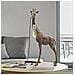 Lampada Da Tavolo Giraffa In Resina Oro Antico - Foto miniatura 6