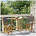 Sedie Bistro da Giardino 2 pcs Grigio Scuro 38 x 46 x 85 cm - Foto miniatura 3