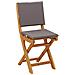 Sedie Bistro da Giardino 2 pcs Grigio Scuro 38 x 46 x 85 cm - Foto miniatura 4