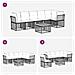 Set Divano da Giardino 7 pcs Naturale e Bianco Crema polyrattan - Foto miniatura 7