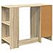 Scrivania Rovere Sonoma 100 x 40 x 75 cm Legno multistrato - Foto miniatura 8