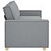 Divano a 3 posti Grigio Scuro 220x78x80 cm in Tessuto - Foto miniatura 5
