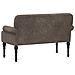 Loveseat con bottoni imbottiti Grigio Scuro 120 x 65 x 78 cm - Foto miniatura 5