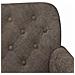 Loveseat con bottoni imbottiti Grigio Scuro 120 x 65 x 78 cm - Foto miniatura 7