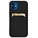 Custodia Per Carte Cover In Silicone Portafoglio Con Slot Per Carte Documenti Per Xiaomi Redmi Note 11 Pro+ 5g / 11 Pro (cina), Colore Nero - Foto miniatura 6