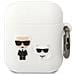 Karl Lagerfeld Klaca2silkcw Airpods 1/2 Custodia Bianca /bianca Silicone Karl & Choupette - Foto miniatura 1
