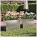 Vaso da giardino 2 pz Argento 80 x 20 x 49 cm Acciaio Inox - Foto miniatura 2