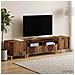 Mobile TV LED a 5 pezzi Legno antico Legno ingegnerizzato - Foto miniatura 7