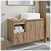 Set di mobili per il bagno 2 pz Rovere Artigianale - Foto miniatura 7