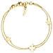 Bracciale In Argento 925 - Collezione Romance - Colore Oro - Misura Unica (lung. 16+2cm)  - Foto miniatura 2