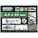 B30167 - Viti Torx Da Meccanico, 4,5 X 45 Mm, Con Anelli Di Guarnizione, In Acciaio Inox, A2, 100 Pz, Con Una Punta - Foto miniatura 1