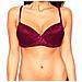 Reggiseno Lizzy Seducente Pizzo Coppe Semi Imbottite E Bretelle Regolabili - Bordeaux E 5a - Foto miniatura 1