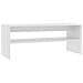 Tavolino da Salotto Bianco 100x40x40 cm in Legno Multistrato - Foto miniatura 2