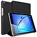 Custodia Per Tablet Compatibile Con Huawei Mediapad T3 8 (8.0"" Zoll) In Nero Satin - Coperchio Protettiva Ultra Sottile Senza Funzione Auto Wake Up E Stand - Foto miniatura 10
