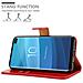 Custodia Compatibile Con Samsung Galaxy S10 Plus In Rosso Vinaccia - Coperchio Protettiva Con Chiusura Magnetica, Funzione Stand E Tasca Per Le Carte - Foto miniatura 5