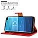 Custodia Compatibile Con Samsung Galaxy S10 Plus In Rosso Vinaccia - Coperchio Protettiva Con Chiusura Magnetica, Funzione Stand E Tasca Per Le Carte - Foto miniatura 3