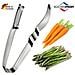 Pela Verdure Sbucciatore In Acciaio Inox X Asparagi Carote Zucchine - Foto miniatura 1