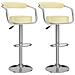 Sgabelli Da Bar 2 Pz Crema In Similpelle - Foto miniatura 9