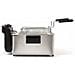Doc217 Friggitrice Doppia 2 X 3 L In Acciaio 3300w - Nero + Grigio - Foto miniatura 1