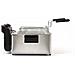 Doc217 Friggitrice Doppia 2 X 3 L In Acciaio 3300w - Nero + Grigio - Foto miniatura 7