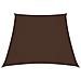 Parasole a Vela in Tela Oxford a Trapezio 2/4x3 m Marrone - Foto miniatura 1