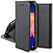 Cover Per Samsung A10, Nero - Custodia A Libro Flip Smart Magnetica Con Appoggio E Porta Carte - Foto miniatura 1