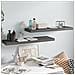 Scaffali A Parete 2 Pz Grigio Lucido 80x23,5x3,8 Cm In Mdf - Foto miniatura 1