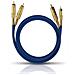 NF 1 Master Set, blue 0.5m 2 x RCA Blu cavo audio - Foto miniatura 1