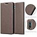 Custodia Compatibile Con Xiaomi Mi Note 10 In Bruno Caffè - Coperchio Protettiva Con Chiusura Magnetica, Funzione Stand E Tasca Per Le Carte - Foto miniatura 6