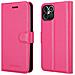 Custodia Compatibile Con Apple Iphone 12 (6,7"" Zoll) In Rosa Vivo - Coperchio Protettiva Con Chiusura Magnetica, Funzione Stand E Tasca Per Le Carte - Foto miniatura 8