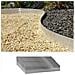 Set Di 10 Bordure Per Aiuole Ultra Resistenti In Alluminio 24cm X 100cm | Aiuole Giardino | Bordure Per Giardino Colore Senza Colore - Foto miniatura 4