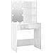 Toeletta Con Led Bianco Lucido 74,5x40x141 Cm - Foto miniatura 1