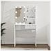 Toeletta Con Led Bianco Lucido 74,5x40x141 Cm - Foto miniatura 2