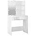 Toeletta Con Led Bianco Lucido 74,5x40x141 Cm - Foto miniatura 3