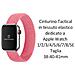 Cinturino L 752 Originale Braided String Per Apple Watch 1-2-3-4-5-6-7-se 38 40 41mm Rosa - Foto miniatura 2