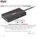 CSV-1598 replicatore di porte e docking station per laptop USB 3.2 Gen 2 (3.1 Gen 2) Type-C Nero - Foto miniatura 5