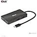 CSV-1598 replicatore di porte e docking station per laptop USB 3.2 Gen 2 (3.1 Gen 2) Type-C Nero - Foto miniatura 1