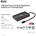 CSV-1598 replicatore di porte e docking station per laptop USB 3.2 Gen 2 (3.1 Gen 2) Type-C Nero - Foto miniatura 13
