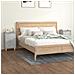 Comodini 2 Pz Grigio Cemento 40x35x70 Cm In Legno Multistrato - Foto miniatura 1