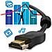 Cavo Hdmi Maschio Verso Vga Maschio 15 Pin 1,8m Trasmissiome Audio E Video Nero - Foto miniatura 4