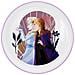 Disney Piatto Piano Bianco E Lilla Per Bambine In Plastica Frozen Elsa Anna Con Base Antiscivolo - Foto miniatura 3