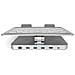 Supporto variabile per notebook /tablet con docking station USB-C™ a 6 porte - Foto miniatura 3