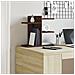 Organizer Scrivania Rovere Marrone 42x21,5x42 Cm Multistrato - Foto miniatura 3