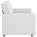 Divanetto Sofa Bianco 120 cm in Pelle Sintetica - Foto miniatura 6